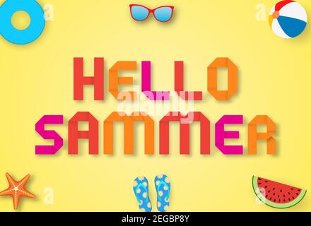 3d abstract paper cut. Stock Vector