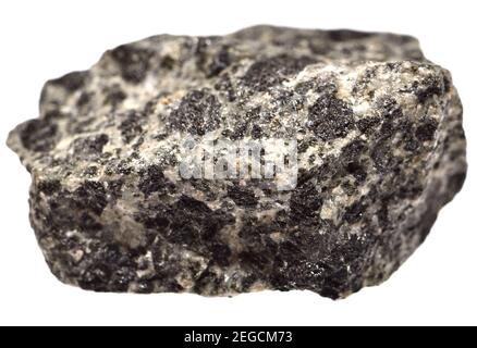 Augite (Norway) Silicate of calcium, magnesium, iron, titanium and aluminium Stock Photo