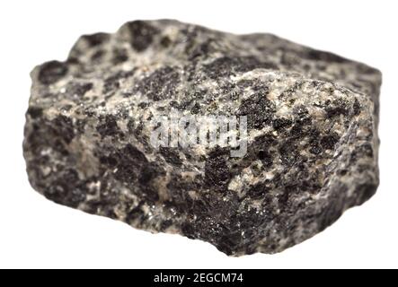 Augite (Norway) Silicate of calcium, magnesium, iron, titanium and aluminium Stock Photo