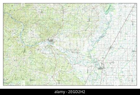 USGS Topographic Map Arkansas BATESVILLE 1986-100K