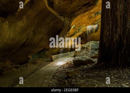 Naida Caves, Diu in the day Stock Photo