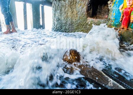 Gangeshwar mahadev shiva temple, Diu Stock Photo