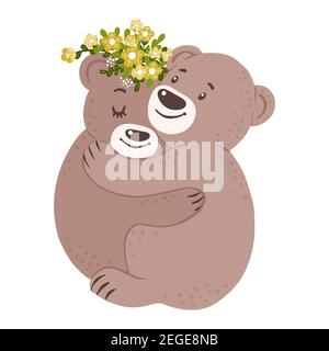Teddy bears in love Stock Vector Image & Art - Alamy
