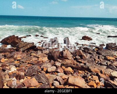 Photos taken in Jericoacora - BRAZIL, where there are these wonders, coastlines, beaches and trees that make their own poetry. Stock Photo