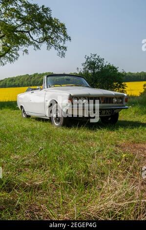 Classic Rover P6 2000 convertible factory prototype car at a car club ...