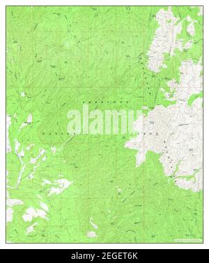 Battleship Butte, Arizona, map 1974, 1:24000, United States of America by Timeless Maps, data U.S. Geological Survey Stock Photo