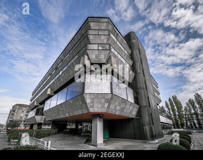 Berlin, Botschaft der Tschechischen Republik, Brutalismus in Architektur Stock Photo