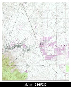 Fort Huachuca, Arizona, map 1958, 1:24000, United States of America by Timeless Maps, data U.S. Geological Survey Stock Photo