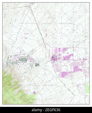 Fort Huachuca, Arizona, map 1958, 1:24000, United States of America by Timeless Maps, data U.S. Geological Survey Stock Photo