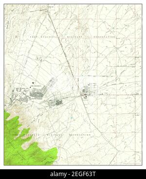 Fort Huachuca, Arizona, map 1958, 1:24000, United States of America by Timeless Maps, data U.S. Geological Survey Stock Photo