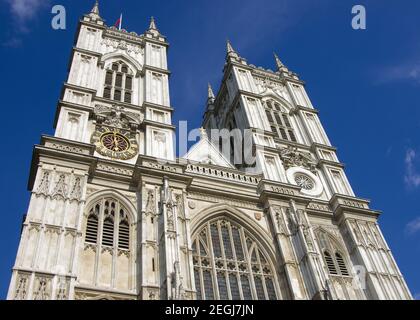 London Westminster Abbey or the Collegiate Church of St Peter is a Gothic church in the City of Westminster Stock Photo