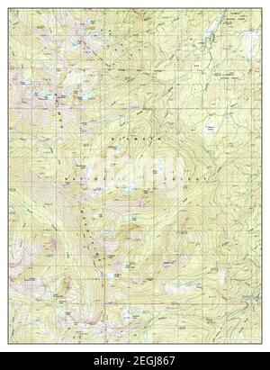 Eaton Peak, California, map 1986, 1:24000, United States of America by Timeless Maps, data U.S. Geological Survey Stock Photo