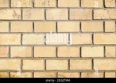 yellow brick wall background Stock Photo