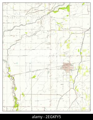 Lemoore, California, map 1954, 1:24000, United States of America by ...