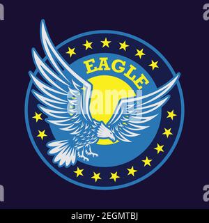 eagle logo for your business company. vector illustration Stock Vector
