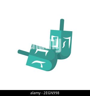 Sevivon. Vector illustration isolated on white background. Islamic holiday. Stock Vector