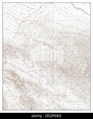 West Elk Hills, California, map 1954, 1:24000, United States of America by Timeless Maps, data U.S. Geological Survey Stock Photo