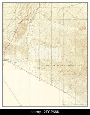 West Elk Hills, California, map 1950, 1:24000, United States of America by Timeless Maps, data U.S. Geological Survey Stock Photo