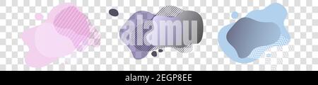 Trendy abstract flux element collection stock illustration Stock Vector