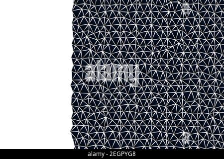 Polygonal black and white mosaic background. Abstract low poly vector illustration. Triangular pattern in halftone style. Template geometric business Stock Vector