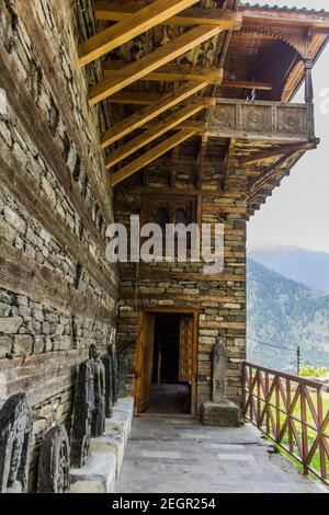 Various views of the Naggar Castle, Manali Stock Photo