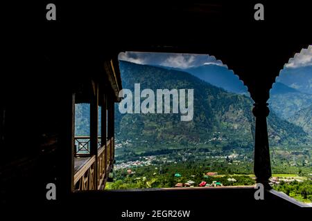 Various views of the Naggar Castle, Manali Stock Photo