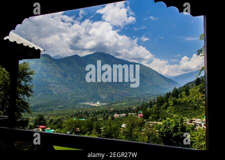 Various views of the Naggar Castle, Manali Stock Photo