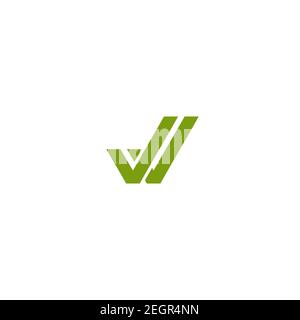 Valid Seal icon. Green double tick. Flat done sticker icon. Isolated on white. Accept button. Good for web and software interfaces. Vector illustratio Stock Vector
