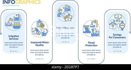 Improve project of energy vector infographic template Stock Vector