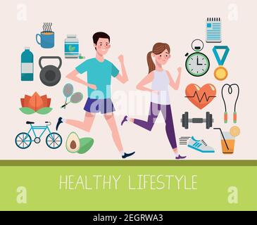 chronometer running healthy lifestyle design Stock Vector Image & Art ...