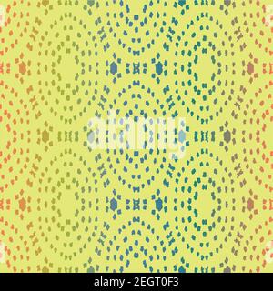 yellow mosaic seamless vector pattern Stock Vector