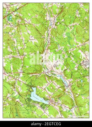 South Coventry, Connecticut, map 1953, 1:24000, United States of America by Timeless Maps, data U.S. Geological Survey Stock Photo