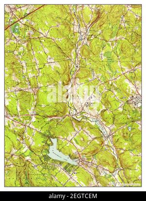 South Coventry, Connecticut, map 1953, 1:24000, United States of America by Timeless Maps, data U.S. Geological Survey Stock Photo