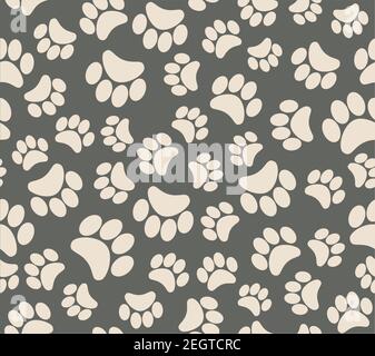 Background animal footprints. Cats. Dogs. Beers Stock Vector