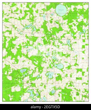 Cherry Lake, Florida, map 1960, 1:24000, United States of America by Timeless Maps, data U.S. Geological Survey Stock Photo