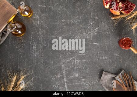 Grey textured scratched concrete as a background Stock Photo