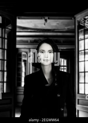 portrait of a young woman Stock Photo