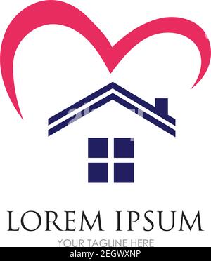 home care logo design vector icon symbol House Care logo Template, Medical House Logo Stock Vector