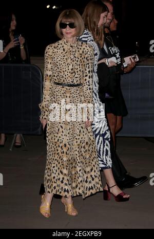 Sep 14, 2019 - London, England, UK - Fashion For Relief, The British Museum Photo Shows: Anna Wintour Stock Photo