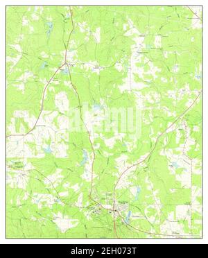 Warm Springs, Georgia, map 1971, 1:24000, United States of America by Timeless Maps, data U.S. Geological Survey Stock Photo