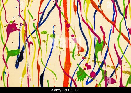 Bright splashes of artistic heat in multicolor tones. Futuristic modern color background. Fractal artwork for creative graphic designs Stock Photo