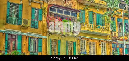 Old Hanoi, Vietnam Stock Photo