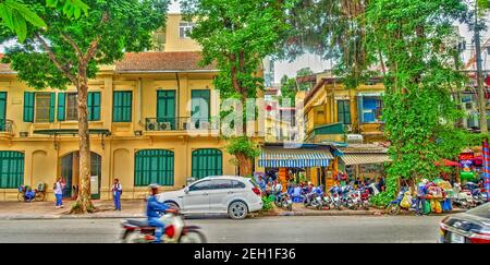 Old Hanoi, Vietnam Stock Photo