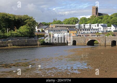 Newport or Baile Uí Fhiacháin in County Mayo Ireland Stock Photo