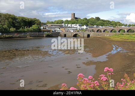 Newport or Baile Uí Fhiacháin in County Mayo Ireland Stock Photo