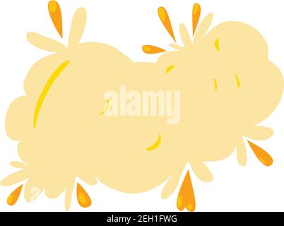 Explosion effect icon. Isometric illustration of explosion effect vector icon for web Stock Vector