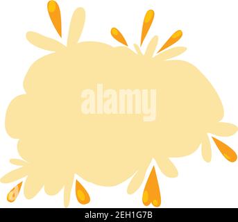 Cloud explosion icon. Isometric illustration of cloud explosion vector icon for web Stock Vector