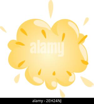 Dynamite explosion icon. Isometric illustration of dynamite explosion vector icon for web Stock Vector