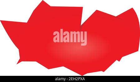 Crack comic icon. Isometric illustration of crack comic vector icon for web Stock Vector