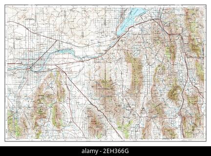 Antique Pocatello, Idaho 1937 US Geological Survey Topographic Map – Alameda, Fort Hall buy Indian Reservation, Caribou National Forest, Bannock